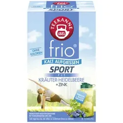 TEEKANNE Tee frio Sport Fit - Kräuter-Heidelbeere 7758 +Zink 18BT