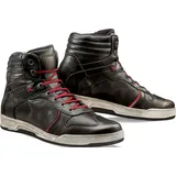 STYLMARTIN Iron Motorrad Schuhe, schwarz-rot, Größe 46 für Männer