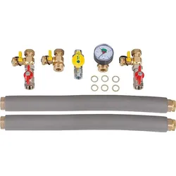 Hydraulik-Anschluss-Set für Gas-Brennwertgeräte ITACA Typ KRB mit Unterstellspeicher