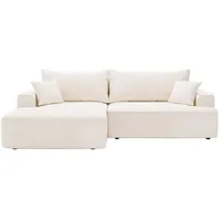 GRAINGOLD Ecksofa L-Form Links) California mit Schlaffunktion Bettkasten -