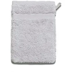 grace grand spa Waschhandschuh Avantgarde mit breiter Webbordüre silber 