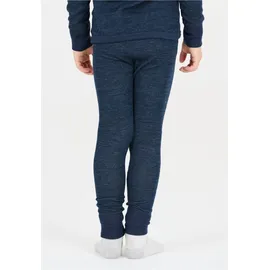 ZigZag Funktionsshirt "Pattani", Jungen, Gr. 128, blau, 45% Wolle, 45% Polyester, 10% Elasthan, unifarben, normal, Rundhals, Shirts Funktionsshirt, mit hohem Merinowolle-Anteil