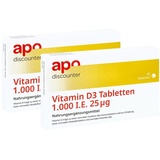 Vitamin D3 Tabletten 1000 I.e. 25 mcg von apodiscounter