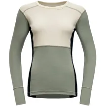 Devold of Norway Lauparen Merino 190 Langarm-t-shirt - Raw White / Fog / Ink - XS