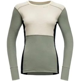 Devold of Norway Lauparen Merino 190 Langarm-t-shirt - Raw White / Fog / Ink - XS