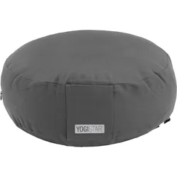 Meditationskissen Round Meditation Graphit Bequem YOGISTAR grau No Size