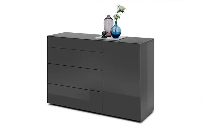 Mäusbacher Kommode Colors Glas Grau Anthrazit