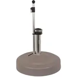 Liro Schirmständer Mini 35 kg Witterungsbeständig Ø 50 cm Grau