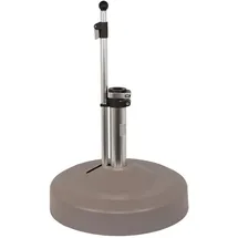 Liro Schirmständer Mini 35 kg Witterungsbeständig Ø 50 cm Grau