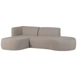 Woood Gartenecksofa Polyolefin-Stoff 2-Sitzer Beige