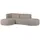 Woood Gartenecksofa Polyolefin-Stoff 2-Sitzer Beige