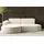 Kaiser Möbel Ecksofa Designer MODENA STUDIO stoff Dicker cord Poso Ecru Links