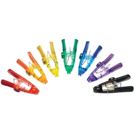 KitchenCraft Magnetische Plastiktütenklammern Memohalter Mehrfarbig 7 St.