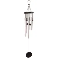 Esschert Design Windspiel 9 x 9 x 56 cm Silber