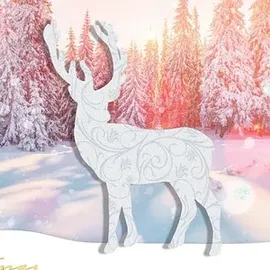 Sigel Weihnachtskarten Snow Deer DIN A6, 10 St.