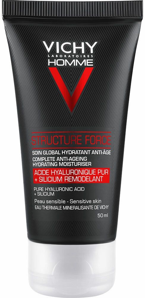 VICHY Homme Structure Force Soin global hydratant anti-âge 50 ml crème pour la peau
