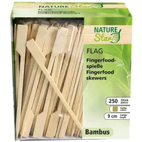 NATUREStar Fingerfood-Spieße Flag natur 200mm Bambus VE=250 Stück
