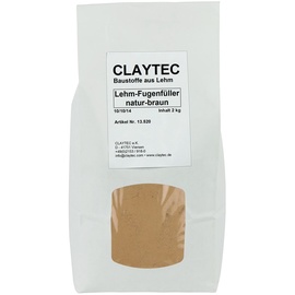 Claytec Lehm-Fugenfüller natur-BRAUN, 1,5 kg)