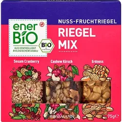 enerBiO Bio Nuss & Frucht Nussriegel 3 Riegel