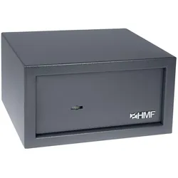 HMF 49217-11 Safe Tresor mit Schlüssel, Möbeltresor  31 x 17 x 25 cm  Anthrazit