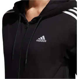 Adidas Essentials 3-Streifen French Terry Regular Kapuzenjacke Black / White 2XS