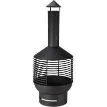 AMBIANCE Gartenkamin mit Feuerstelle, 41 x 41 x 105 cm