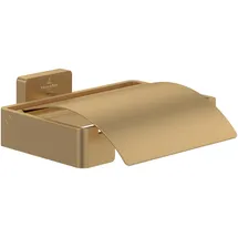 Villeroy & Boch Elements Striking 131x45x115mm, mit Deckel, brushed gold