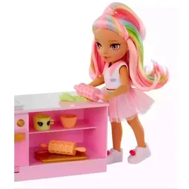 MGA Entertainment Rainbow High Little Compact Playset- Shop with Kandy (522058EUC)