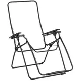 Lafuma Gestell Relaxliege XL Ersatzrahmen, Futura XL, Stahl, Schwarz Noir