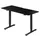 Juskys Schreibtisch Office Stand 140x60cm - Elektrisch stufenlos verstellbar Bürotisch Sitz- - Schwarz