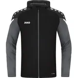 Jako Performance Kapuzenjacke Herren schwarz/anthra light XXL