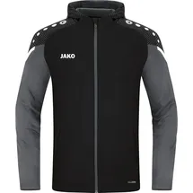 Jako Performance Kapuzenjacke Herren schwarz/anthra light XXL