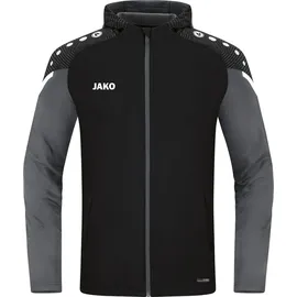 Jako Performance Kapuzenjacke Herren schwarz/anthra light XXL