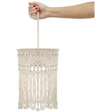 NEW GARDEN Mykonos 1-flg. LED 40 cm rund/beige