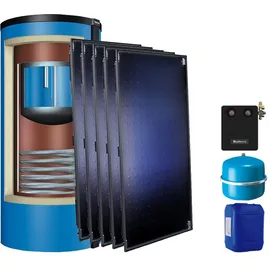 Buderus Logaplus Paket S90 Flachkollektor 0 W inkl. P750SB-C Pufferspeicher