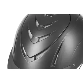 Kerbl Covalliero Reithelm Nerron VG1, Trainingshelm Tunierhelm, Schwarz 55-59