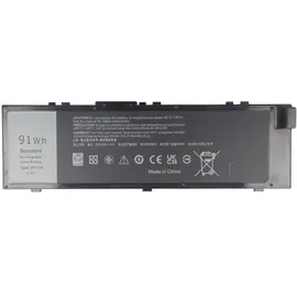 AccuCell Akku passend für Dell Precision 17 7720, Li-Polymer, 11,4V, 7980mAh, 91Wh