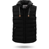 normani Outdoor Sports Herren Winter-Steppweste Nanaimo in Schwarz | Gr.: 12XL