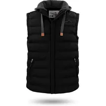 normani Outdoor Sports Herren Winter-Steppweste Nanaimo in Schwarz | Gr.: 12XL