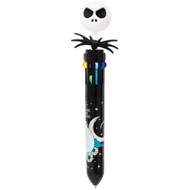 Grupo Erik Kugelschreiber 10 Farben Jack Skellington - Nightmare Before Christmas - Disney Fanartikel | 10-in-1 Multicolor - Mehrfarbiger Stift