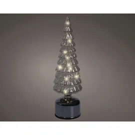 Kaemingk Tannenbaum Ø 10 x 34 cm warmweiß grau