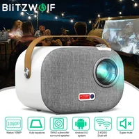 BlitzWolf Smart Projektor Full HD 1920x1080P Automatische Korrektur 5G Dual Mini