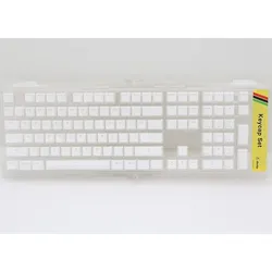 Ducky Double Shot Backlight, Tastaturkappe, Polybutylene terephthalate (PBT), We