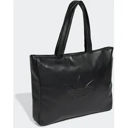 Sporttasche ADIDAS ORIGINALS "PU TR SHOPPER", schwarz, Obermaterial: 100% Polyurethan, Taschen, geräumiger stylischer Shopper aus PU-Material