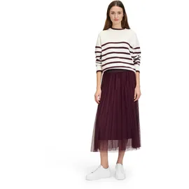 Betty & Co Betty&Co Midirock mit Plissee in Dark aubergine), | Gr.: 34