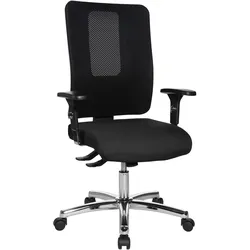 Topstar Drehstuhl »Open X« - 48x48x106cm - schwarz - Kunststoff / Stahl / Polypropylen