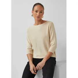 s.Oliver Feinstrickpullover mit Glitzergarn Beige 46