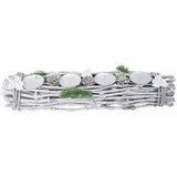 MCW Adventskranz Länglich Holz 60x16x9cm ohne Kerzen