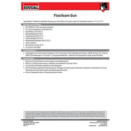SOUDAL Flexifoam Pistolenschaum 750 ml