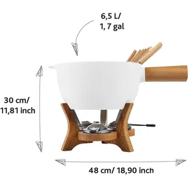 Boska Party Fondue Mr. Big - 6,5 L - geeignet für Käsefondue